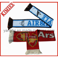 100% Acrylic Jacquard Soccer Fans Scarf (kimtex-31)